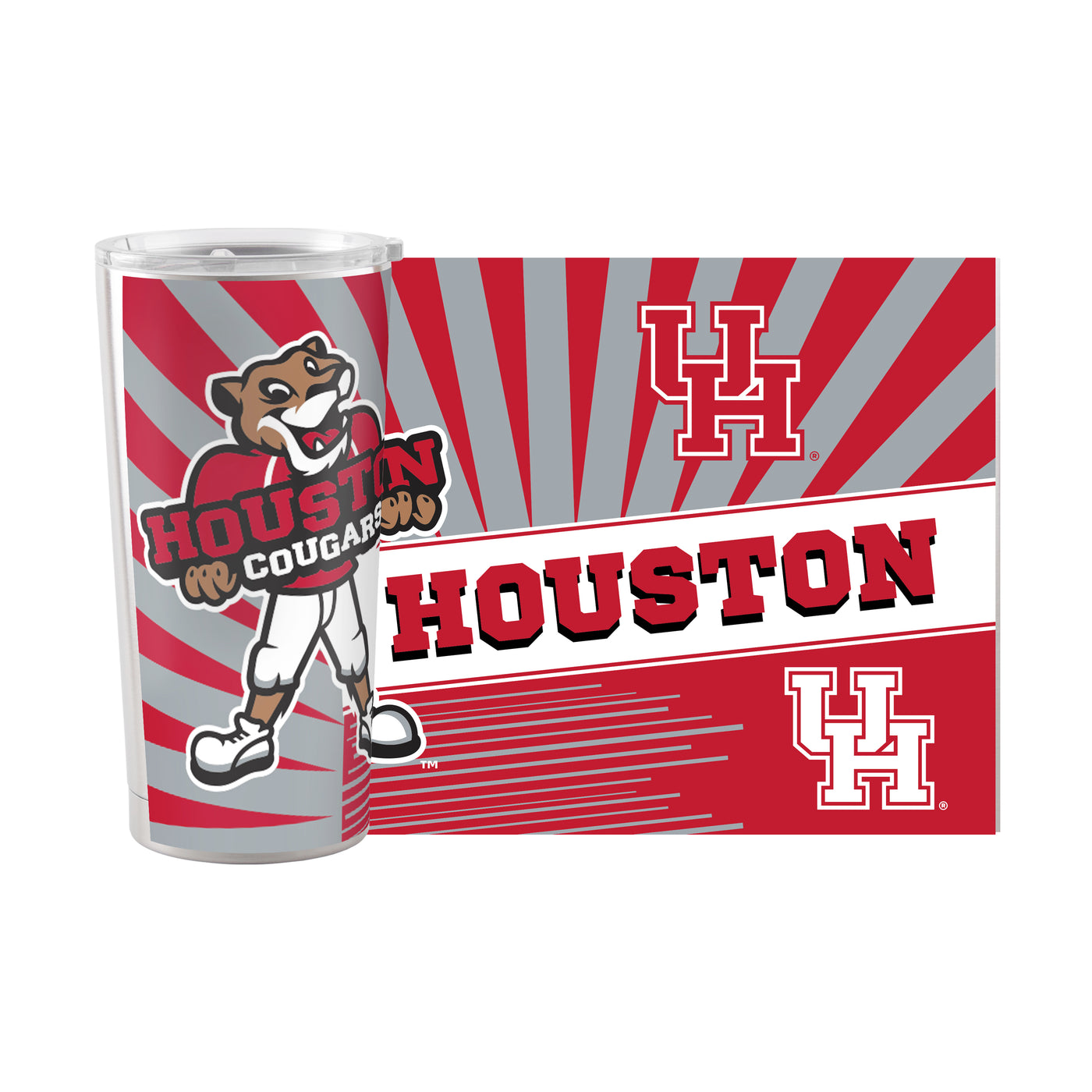 Houston 20oz Mascot Stainless Tumbler