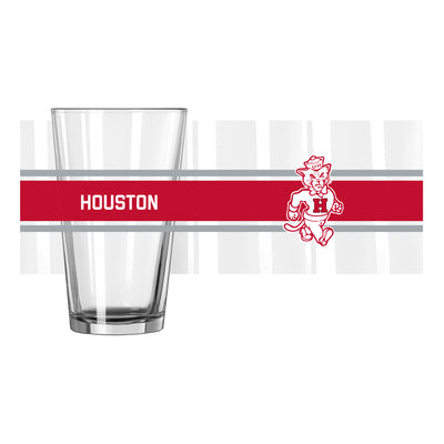 Houston Vault 16oz Stripe Pint Glass