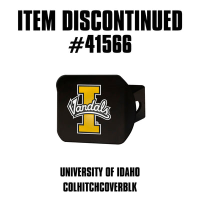 University of Idaho Color on Black Hitch Cover SCHOOL CUSTOM
