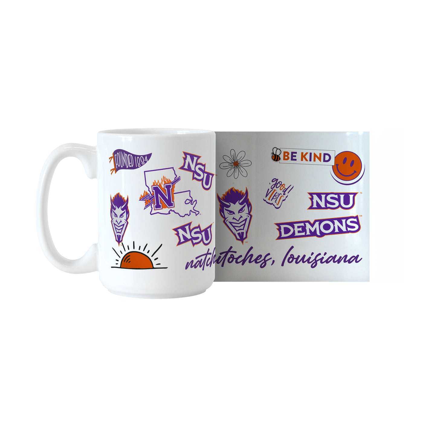 Northwestern State 15oz Native Sublimated Mug