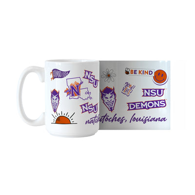 Northwestern State 15oz Native Sublimated Mug