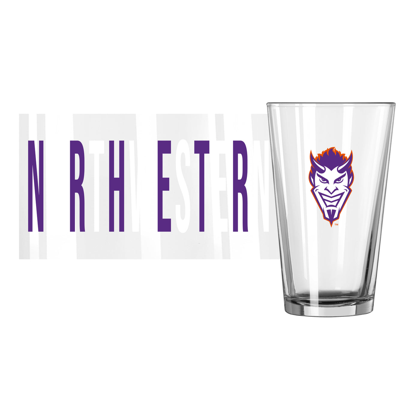 Northwestern State 16oz Overtime Pint Glass