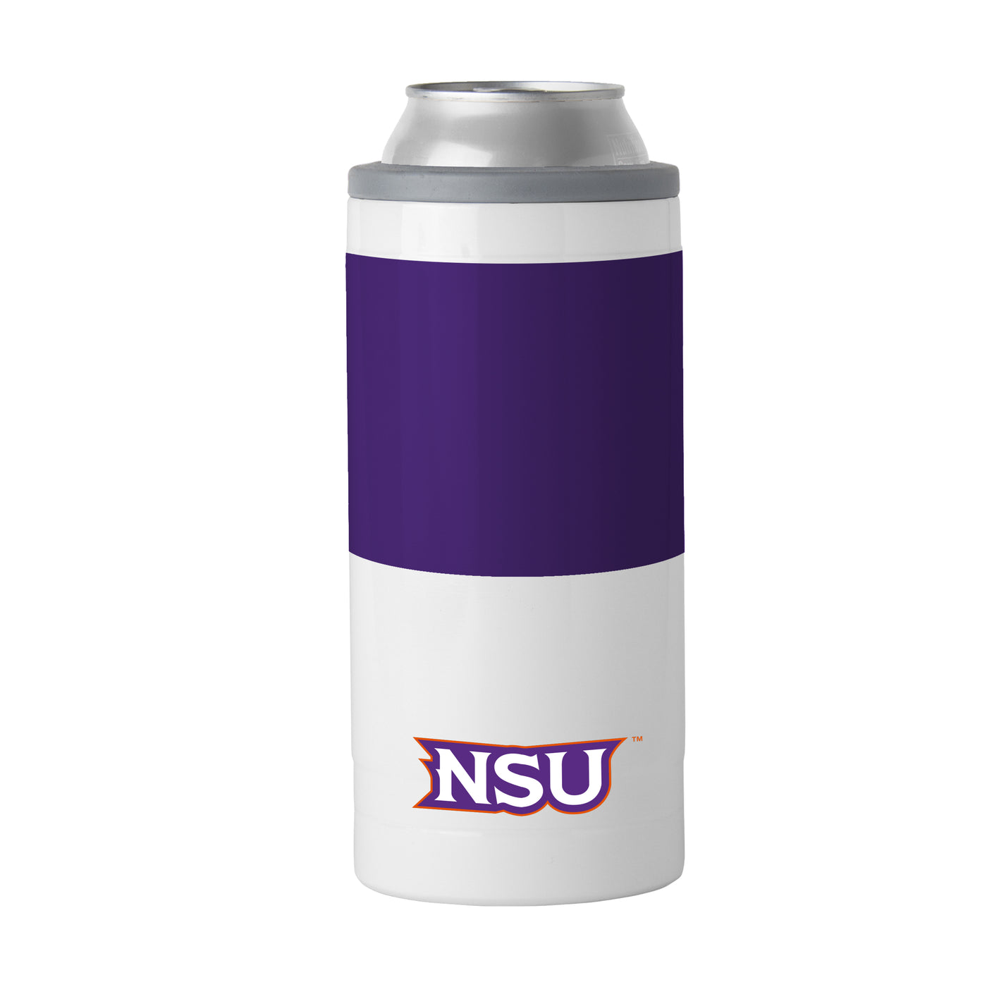 Northwestern State 12oz Colorblock Slim Can Coolie