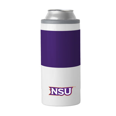 Northwestern State 12oz Colorblock Slim Can Coolie
