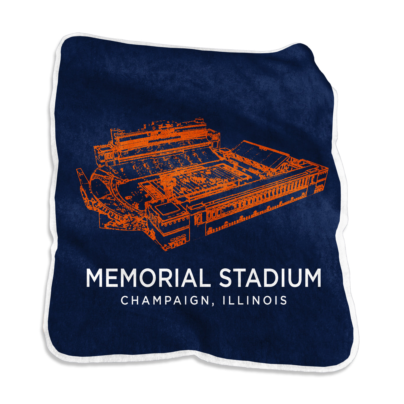 Illinois Alternate Raschel Throw