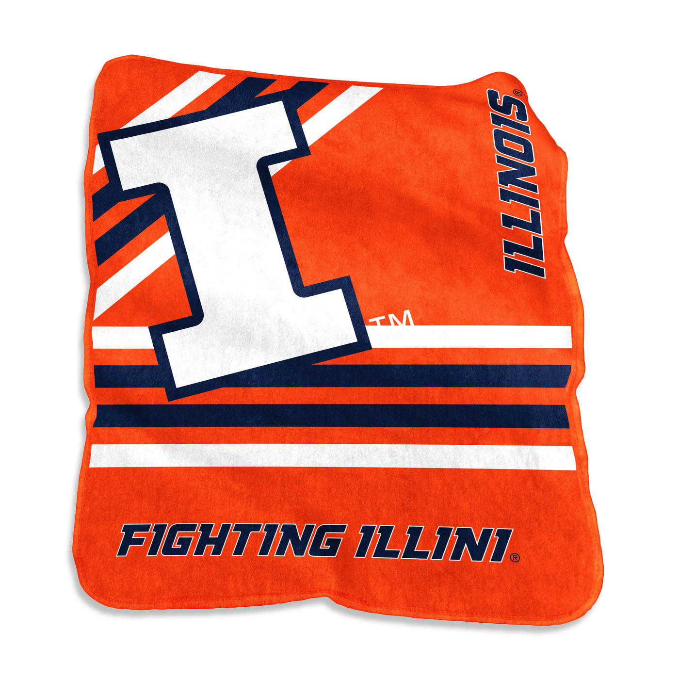 Illinois Raschel Throw - Logo Brands