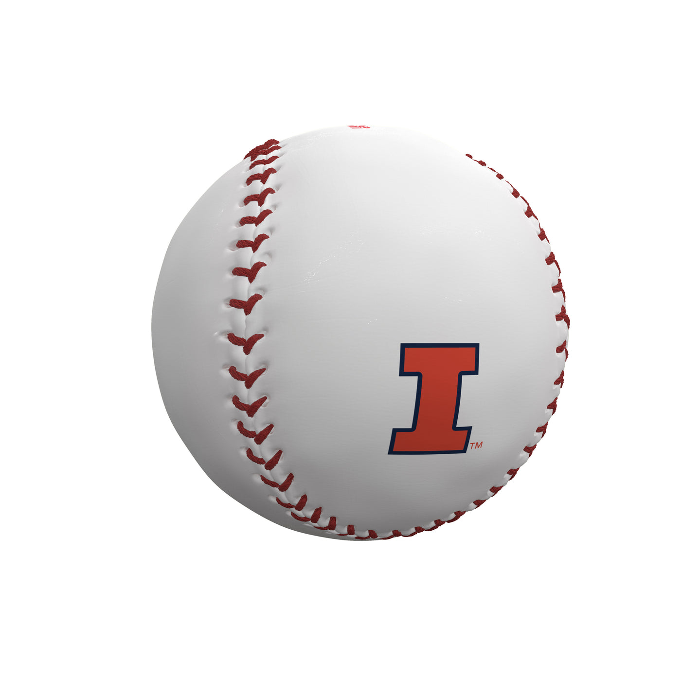 University of Illinois White Baseball f/ Primary Logo