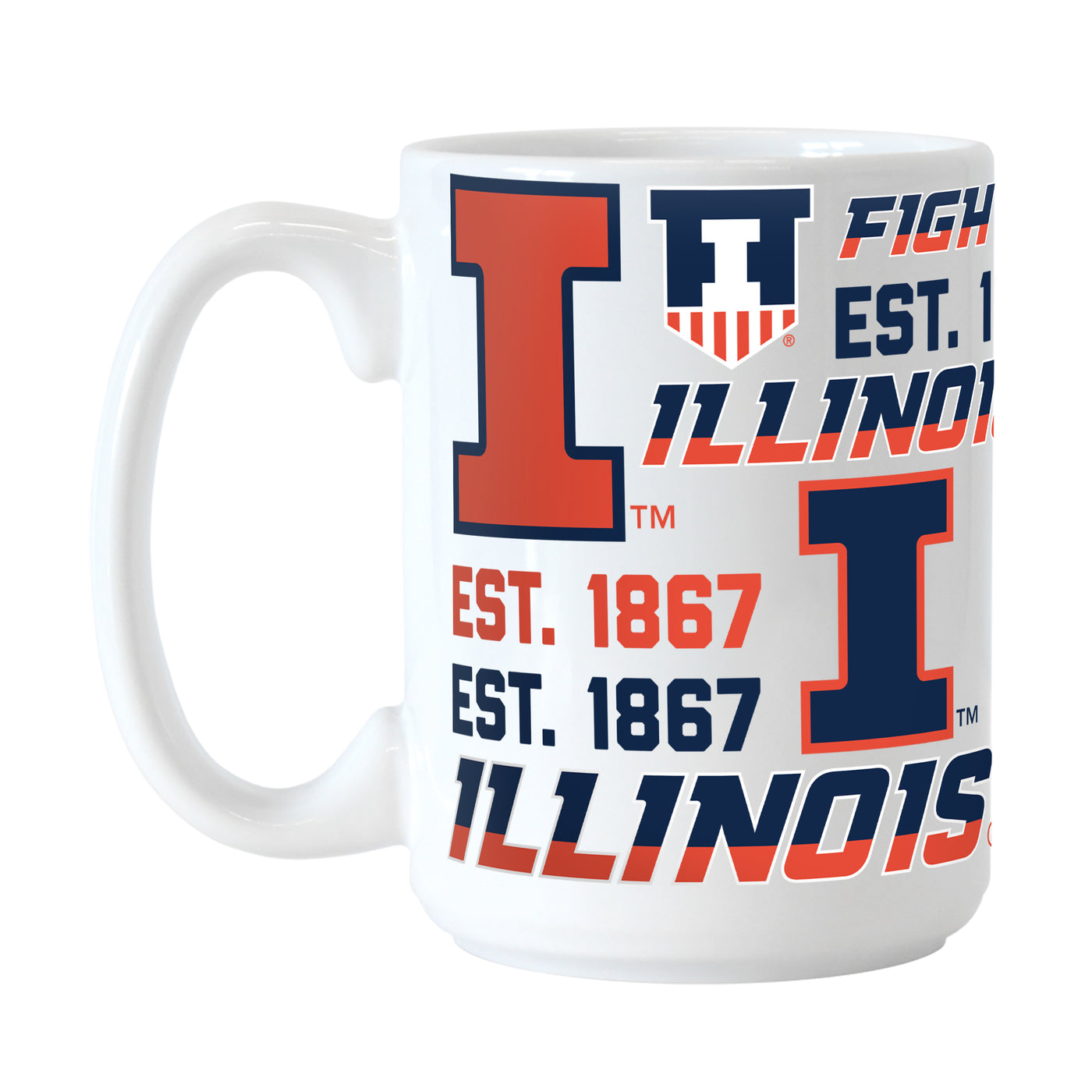Illinois 15oz Spirit Sublimated Mug - Logo Brands