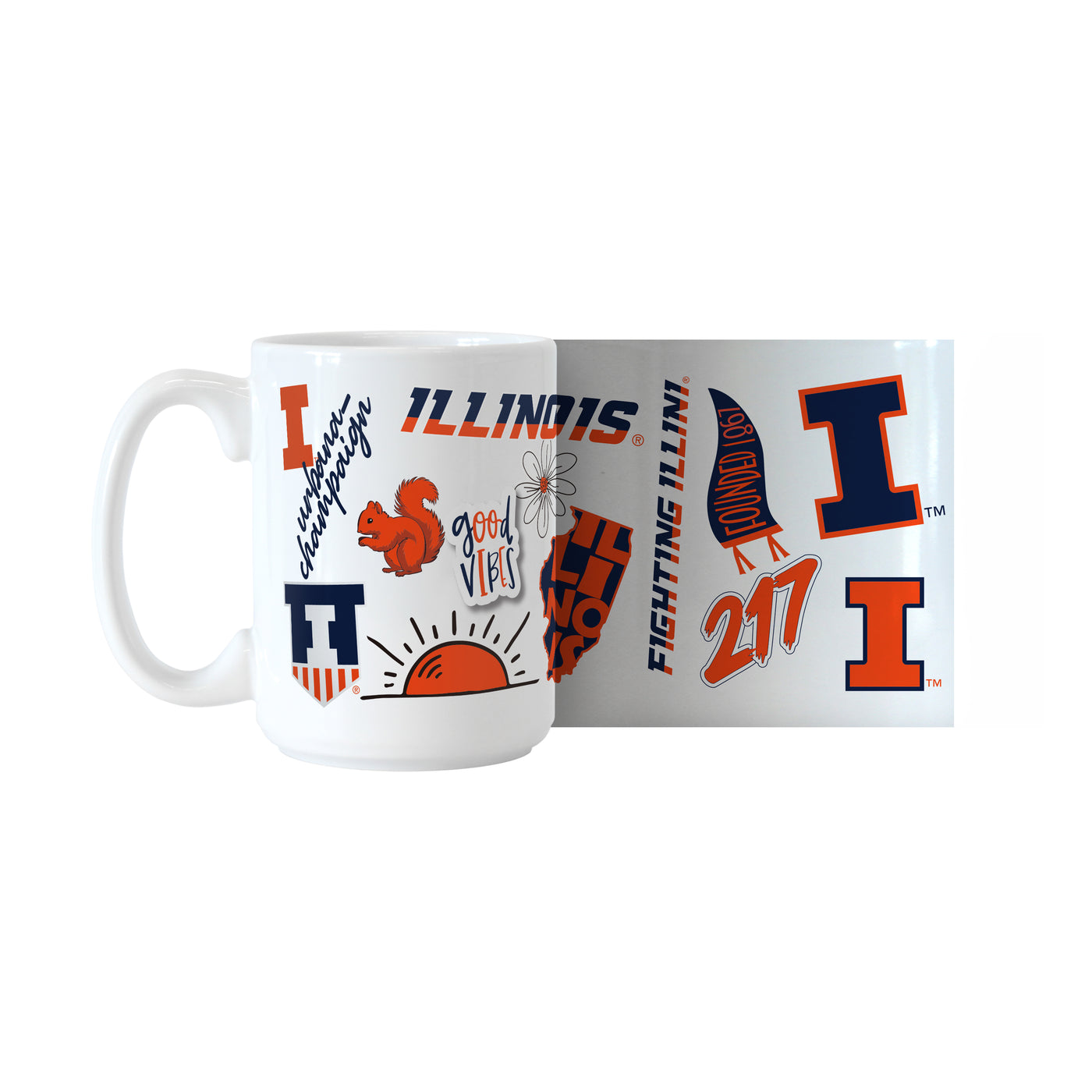 Illinois 15oz Native Sublimated Mug