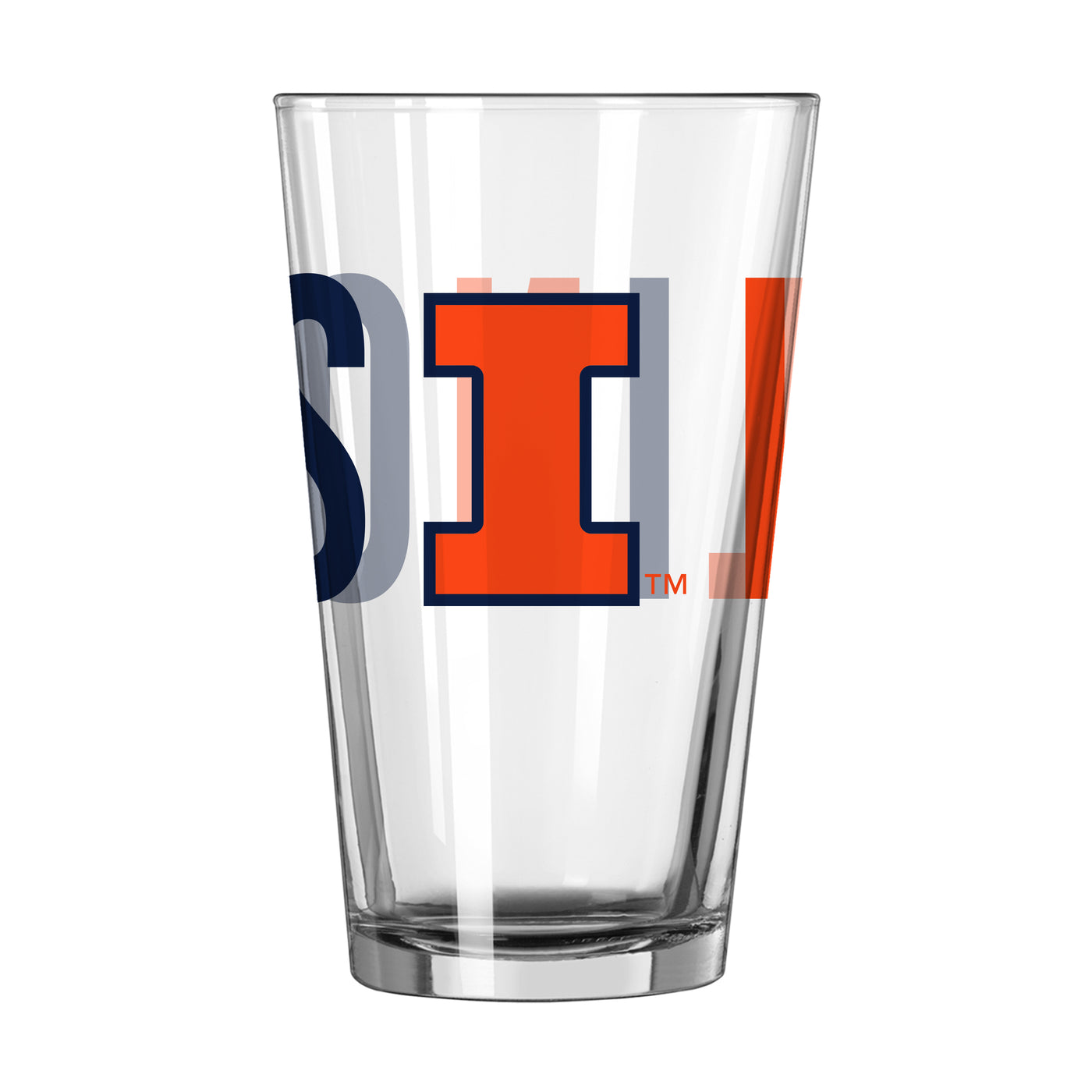 Illinois 16oz Overtime Pint Glass