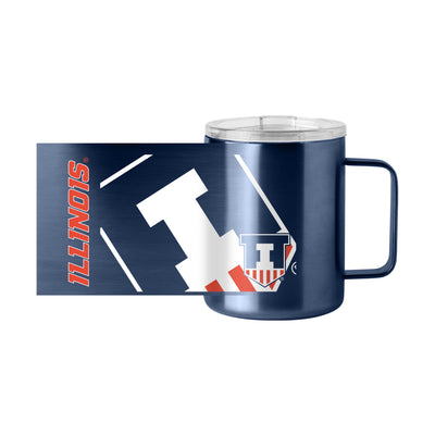 Illinois 15oz Hype Navy Stainless Steel Mug
