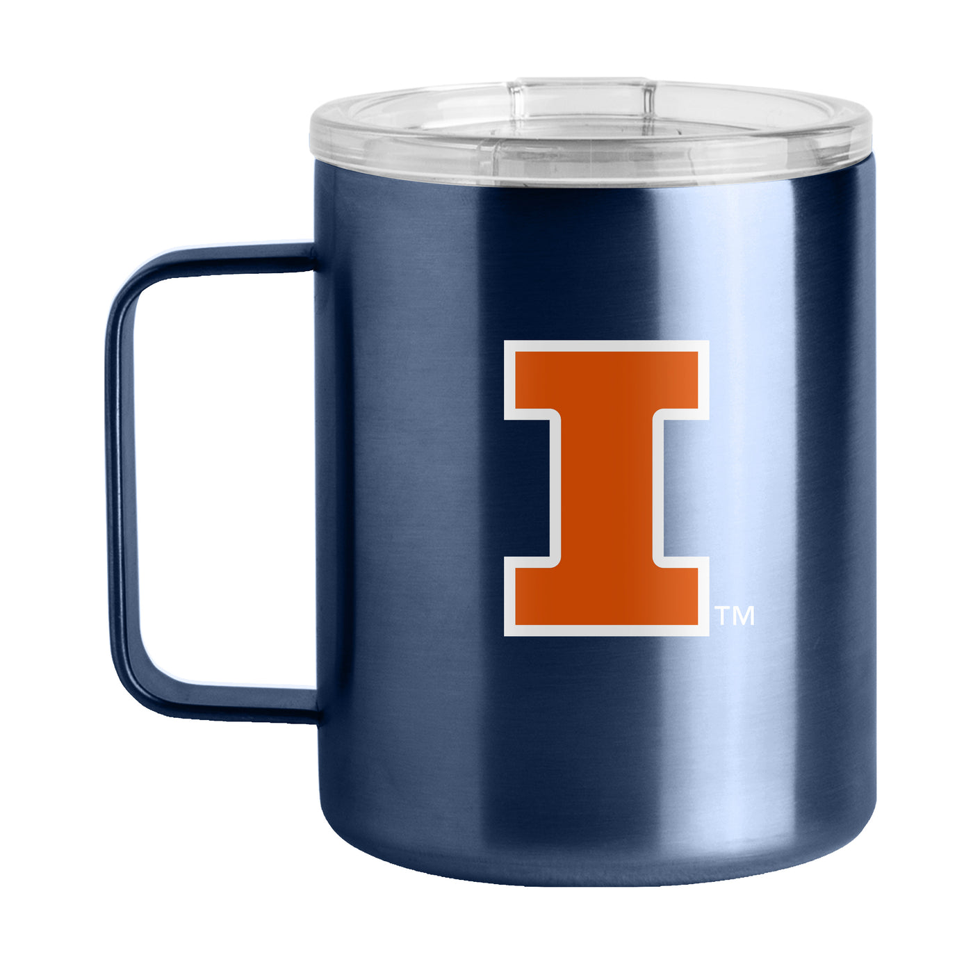 Illinois Navy 15oz Swagger Stainless Steel Mug