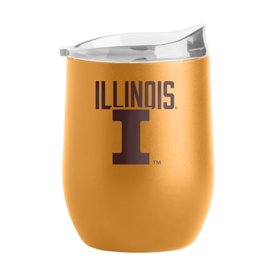 Illinois 16oz Huddle Powder Coat Curved Bev