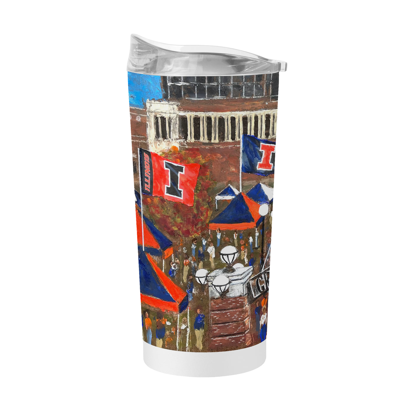 Illinois 20oz Collector Powder Coat Tumbler