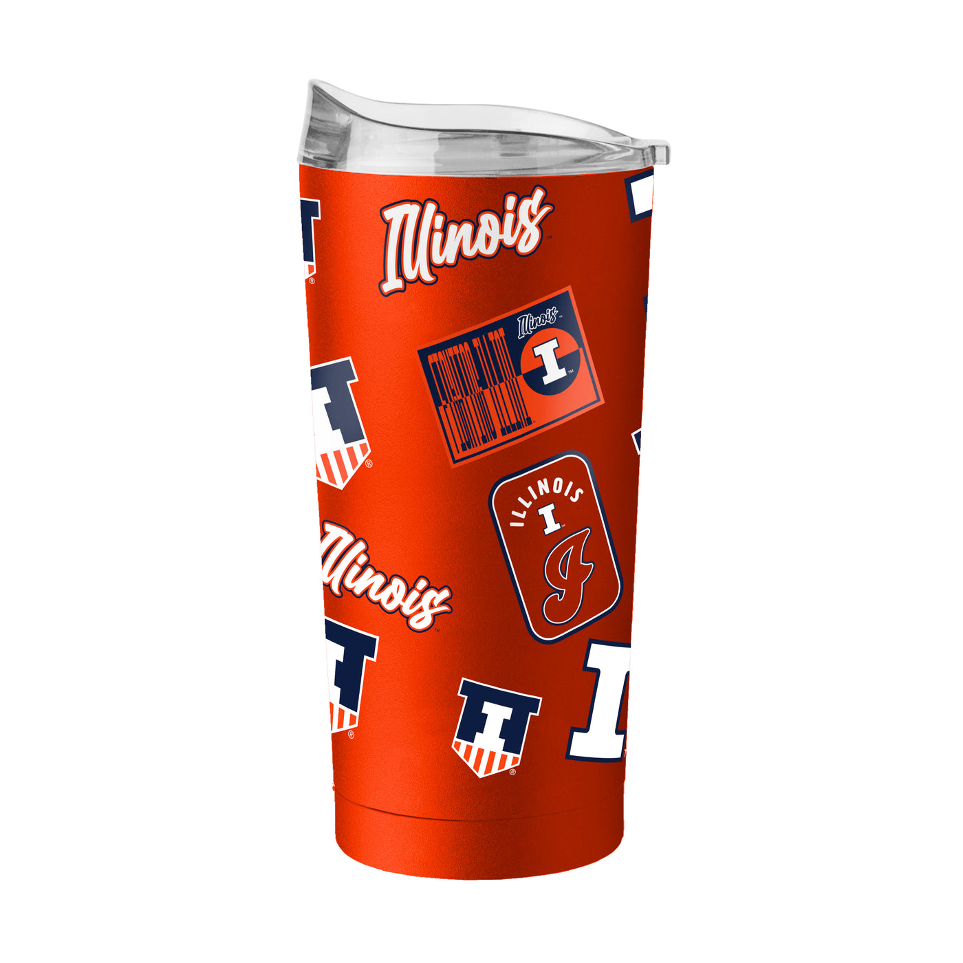 Illinois 20oz Dreamweave Powder Coat Tumbler