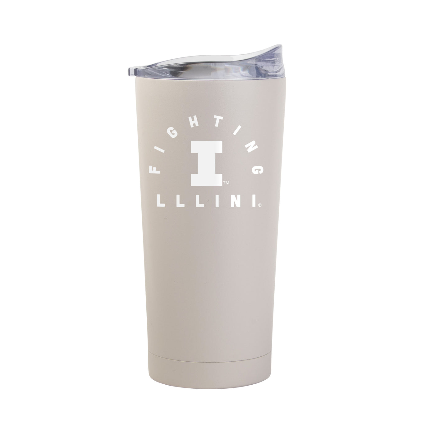 Illinois 20oz Archway Sand Powder Coat Tumbler