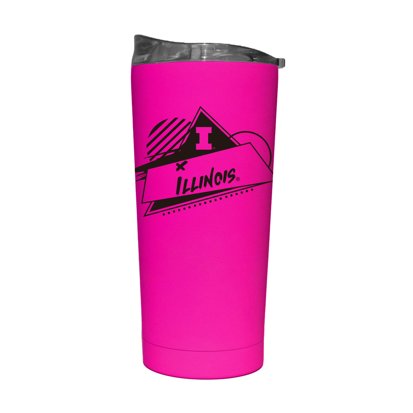 Illinois 20oz Electric Rad Soft Touch Tumbler