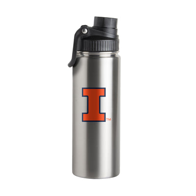 Illinois 21oz Campus Colors Letterman Twist Top Bottle