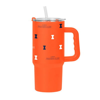 Illinois 24oz Step And Repeat Tumbler w/Handle