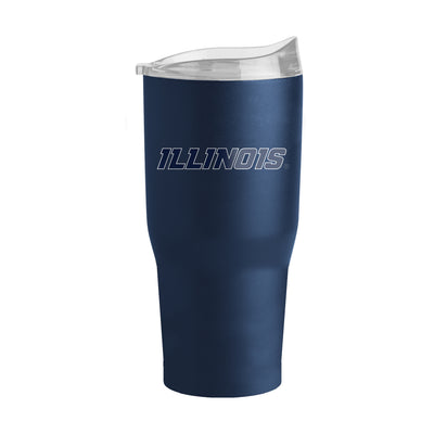 Illinois Navy 30oz Flipside Powder Coat Tumbler