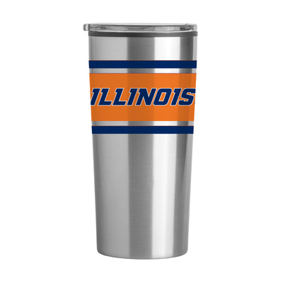 Illinois Stripe 20 oz Fusion Tumbler