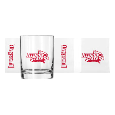 Illinois State 14oz Gameday Rocks Glass