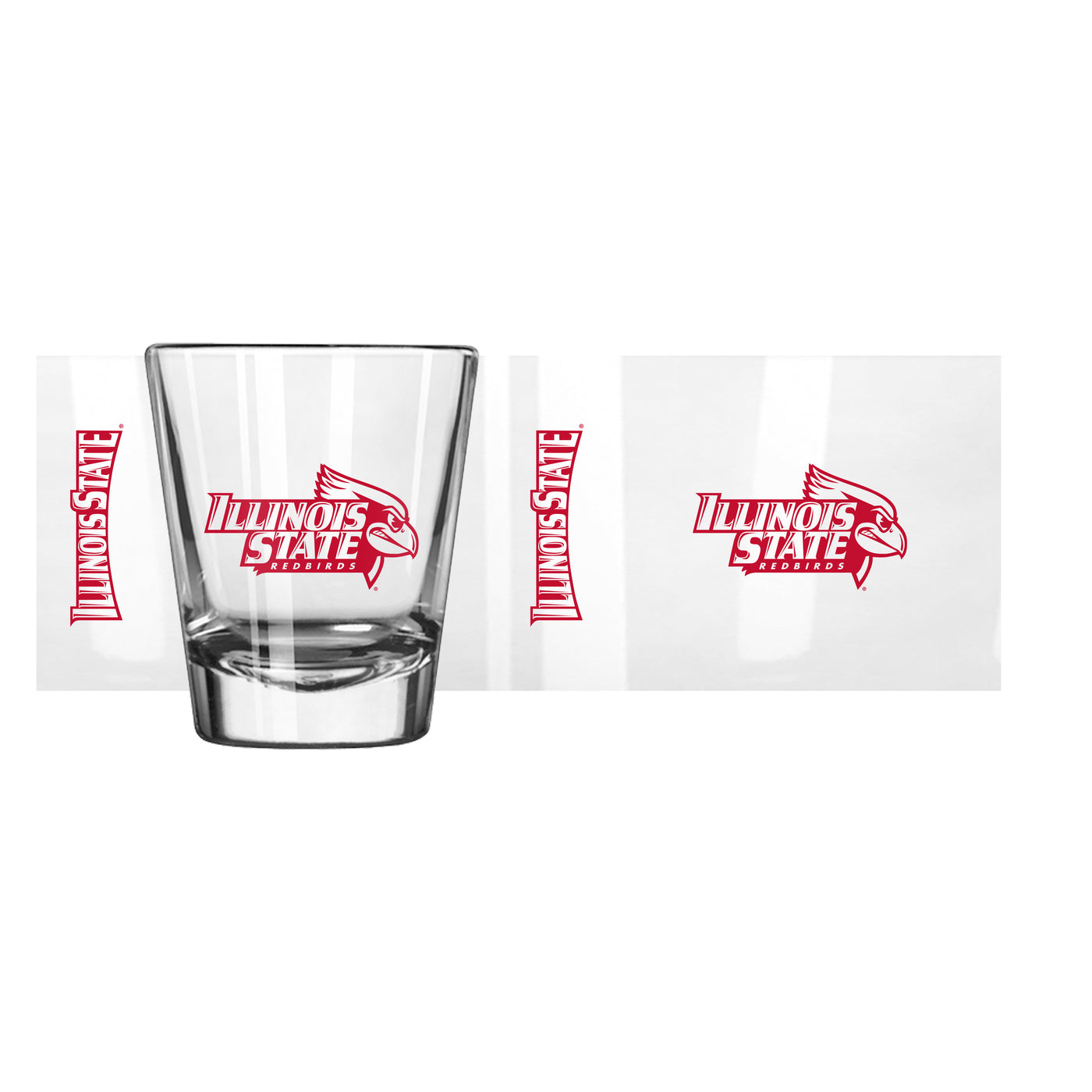 Illinois State 2oz Gameday Shot Glass