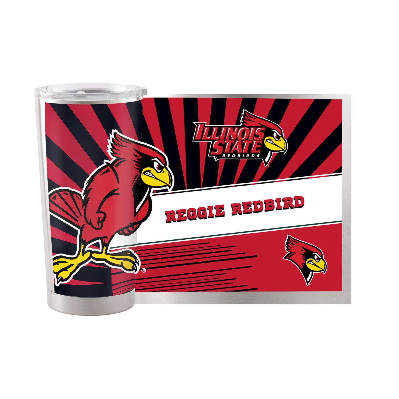 Illinois State 20oz Mascot Stainless Tumbler