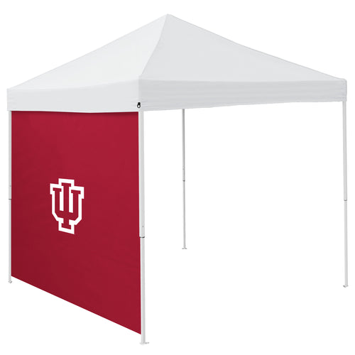 Indiana 9x9 side panel for shelter by Logo Brands, showing durable fabric and secure attachment features.