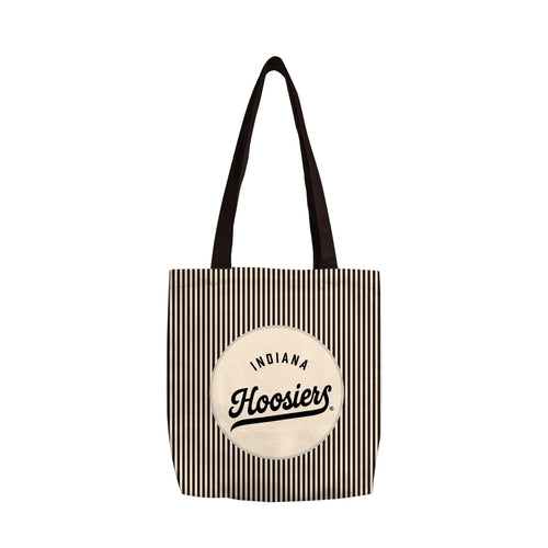 Indiana Classic Canvas Tote bag by Logo Brands, featuring durable canvas material and sturdy handles for everyday use.