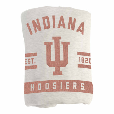 Indiana Oatmeal Sweatshirt Blanket