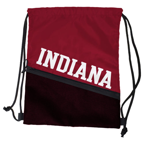 Indiana Tilt Backsack bag by Logo Brands, showing the stylish, durable bag with adjustable straps and logo branding.