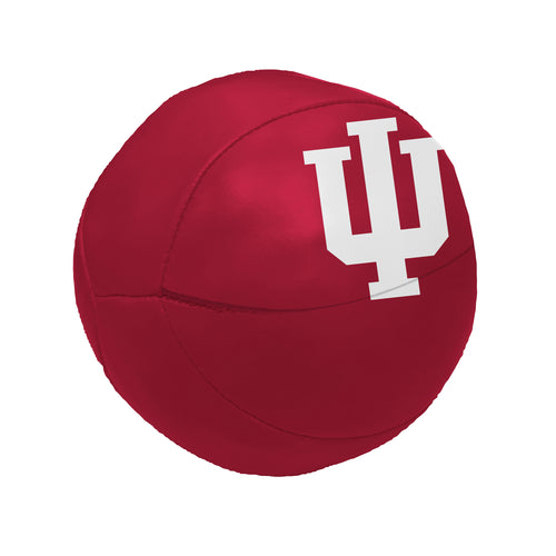 Indiana Micro Plush Basketball recreation ball by Logo Brands with soft, plush surface and detailed basketball design.