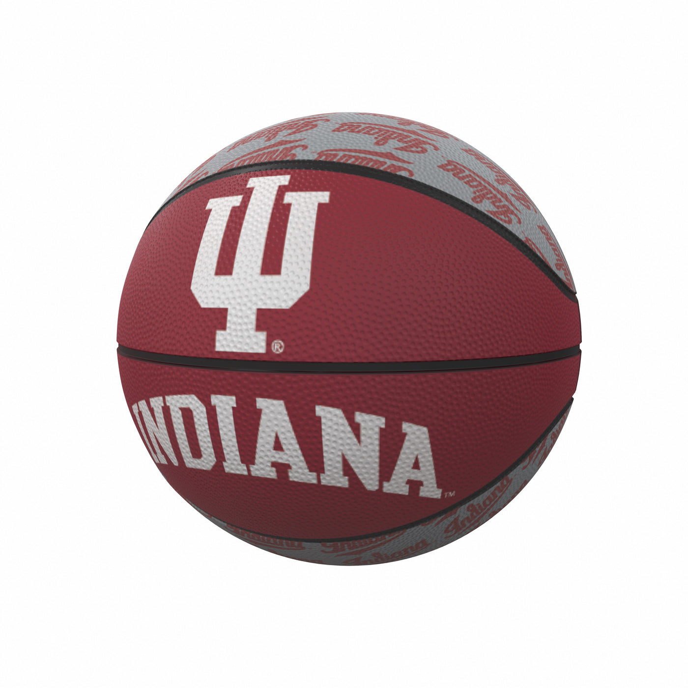 Indiana Repeating Logo Mini-Size Rubber Basketball