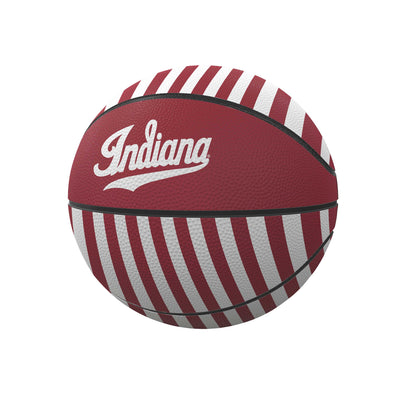 Indiana Candy Stripe Mini Size Rubber Basketball
