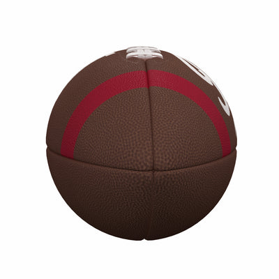 Indiana Team Stripe Official-Size Composite Football - Logo Brands