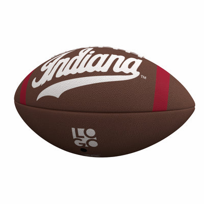 Indiana Team Stripe Official-Size Composite Football - Logo Brands
