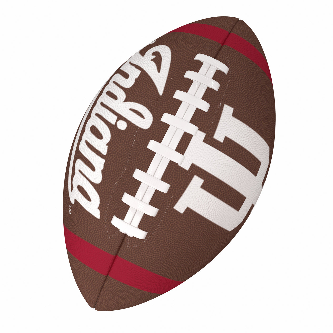 Indiana Team Stripe Official-Size Composite Football - Logo Brands