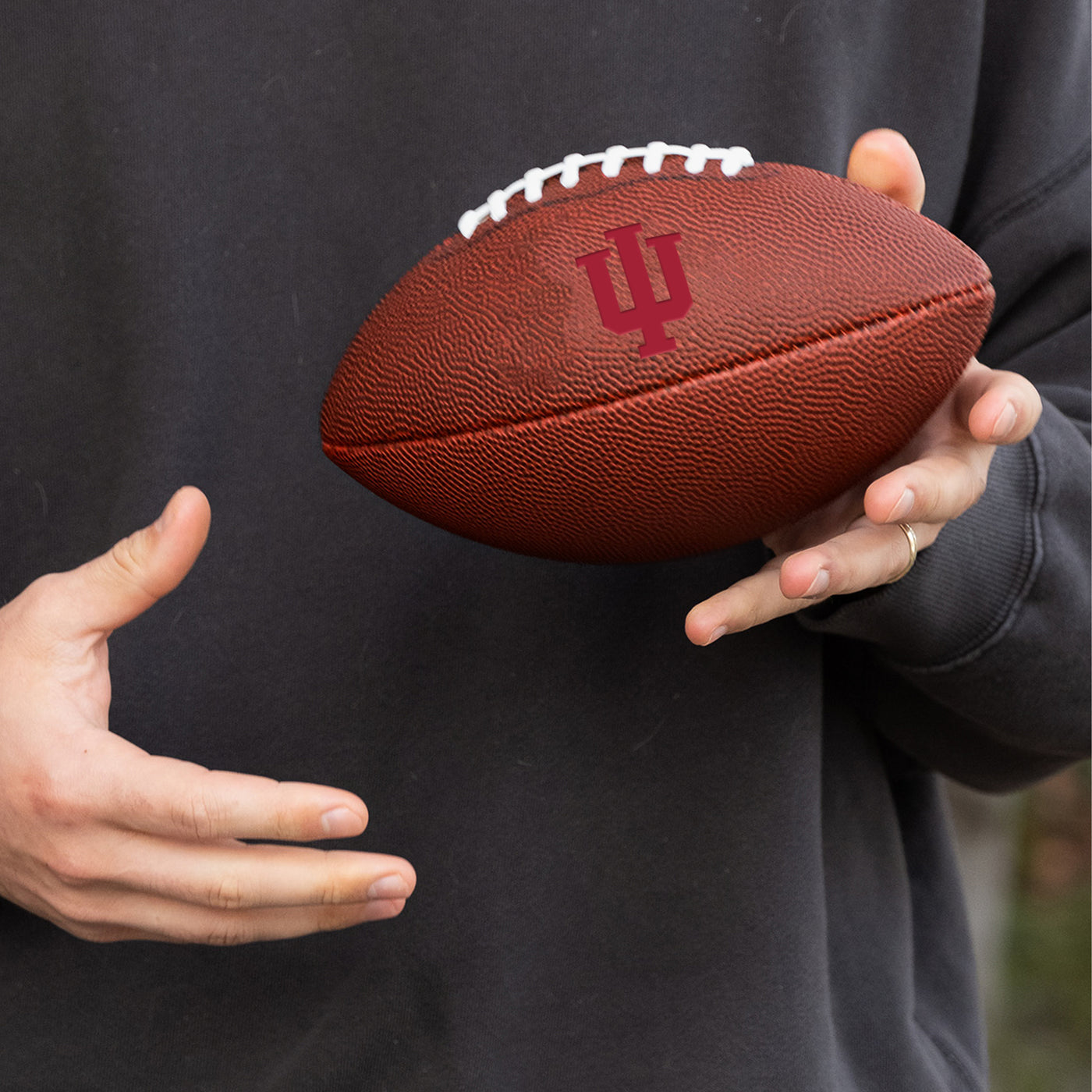 Indiana Mini Size Composite Football - Logo Brands