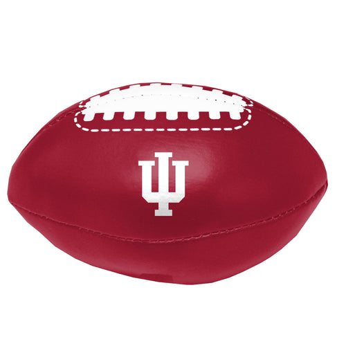 Indiana Micro Soft Football by Logo Brands, recreation soft football with Indiana team logos, suitable for casual play.