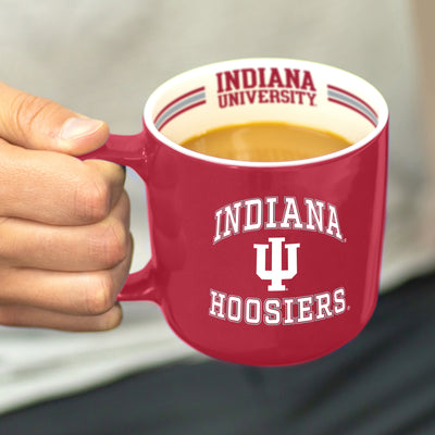 Indiana 15oz Stripe Mug - Logo Brands