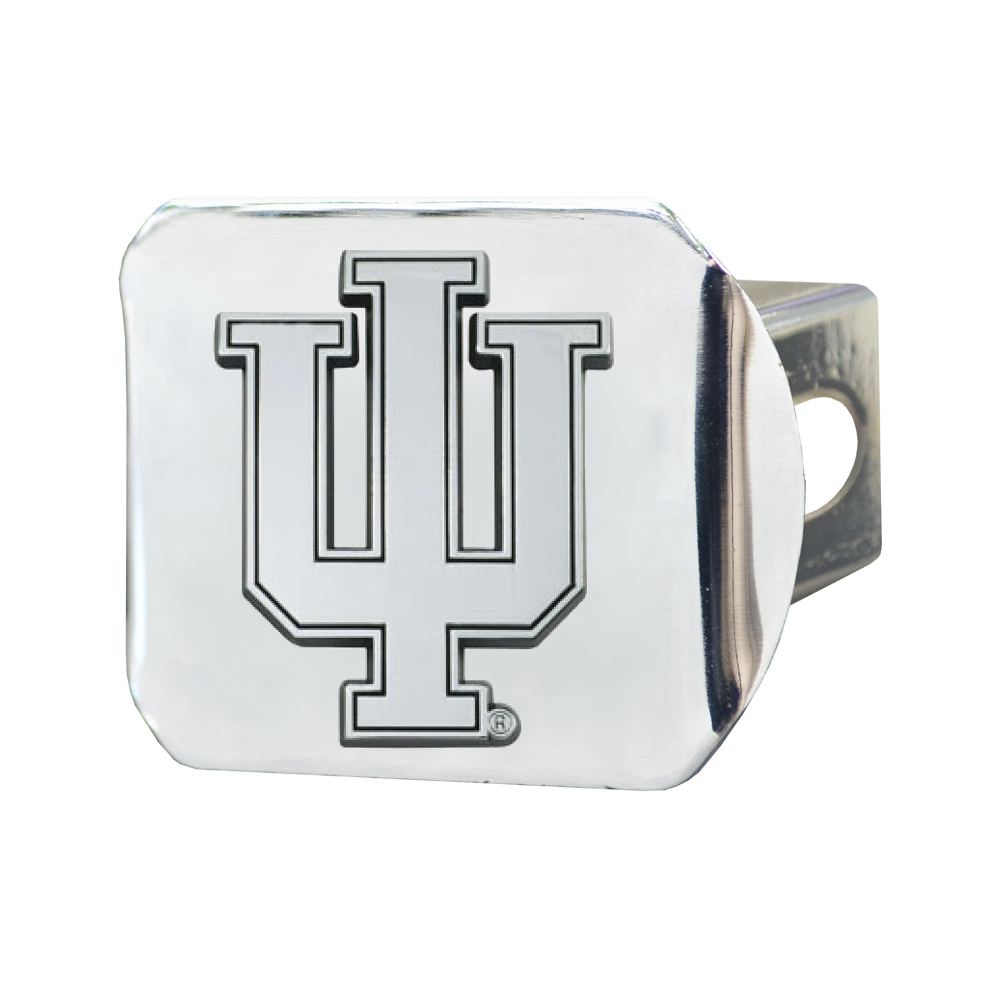 Indiana University Chrome on Chrome Hitch Cover