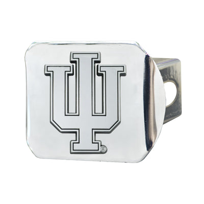 Indiana University Chrome on Chrome Hitch Cover