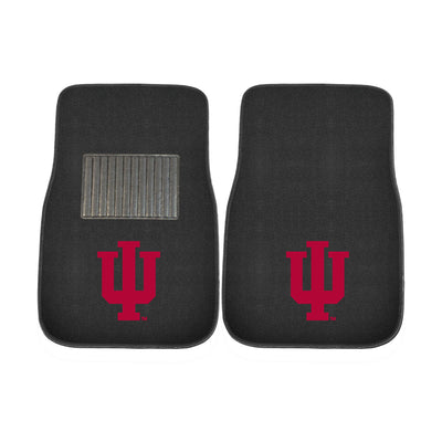 Indiana University 2-pc Embroidered Car Mat Set