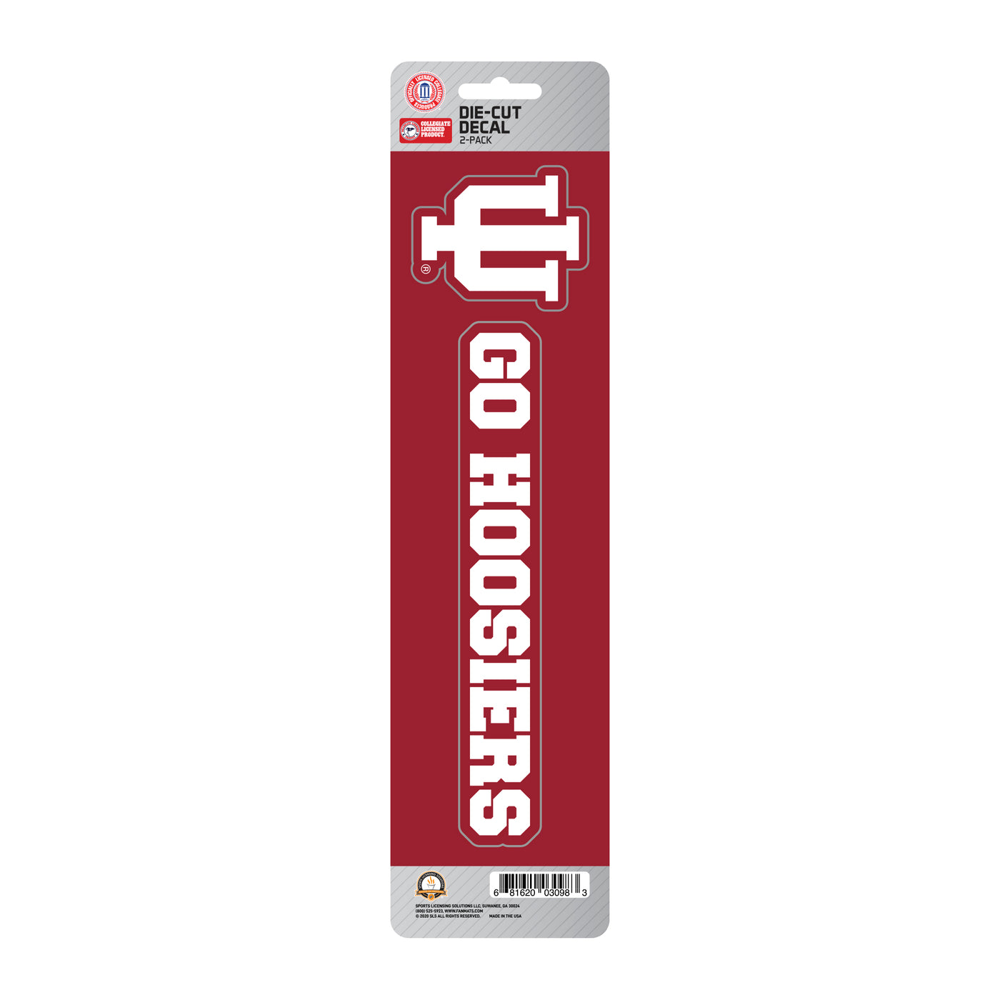 Indiana University Team Slogan Decal
