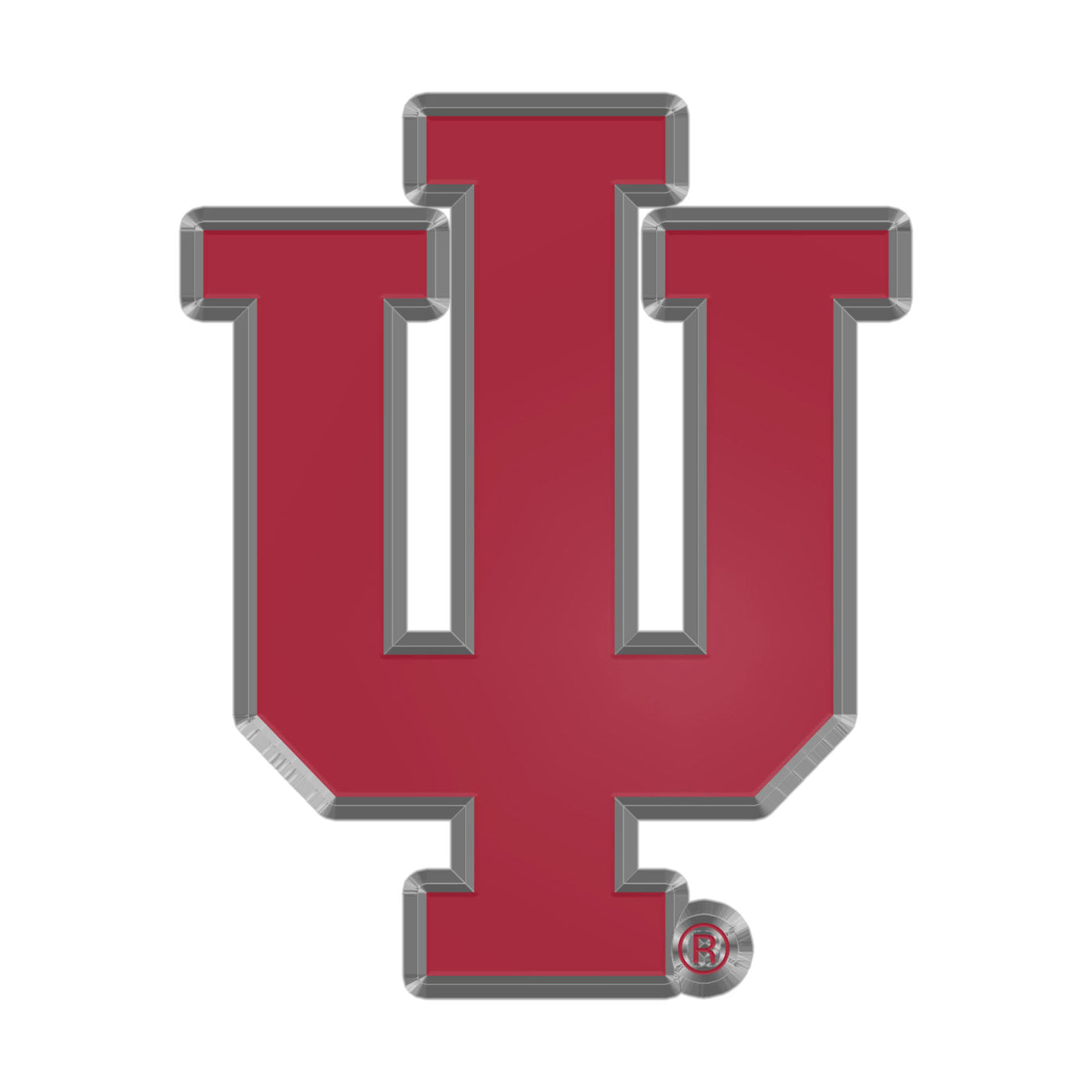 Indiana University Embossed Color Emblem