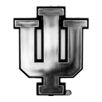 Indiana University Plastic Chrome Emblem