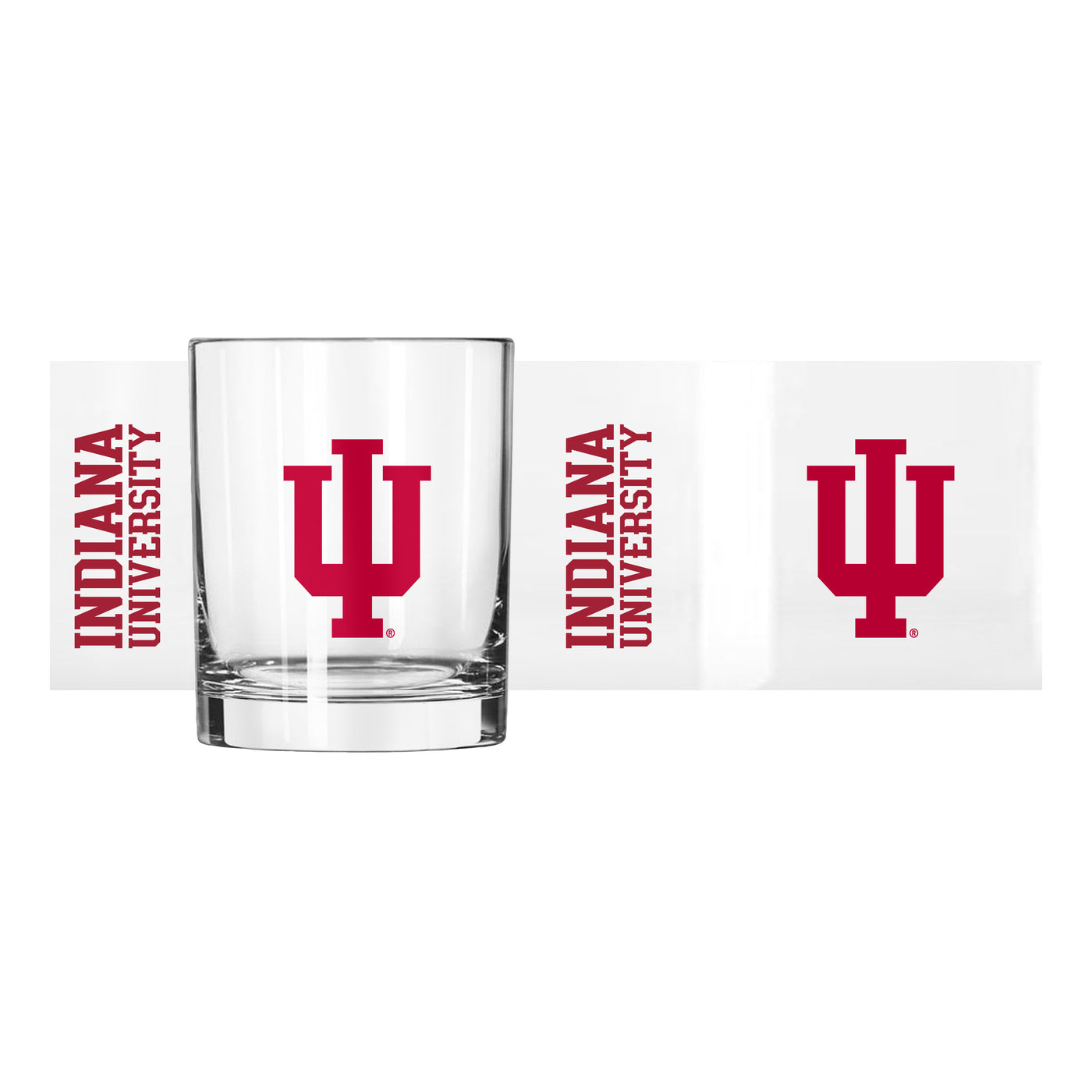 Indiana 14oz Gameday Rocks Glass - Logo Brands