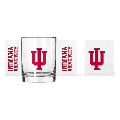 Indiana 14oz Gameday Rocks Glass - Logo Brands