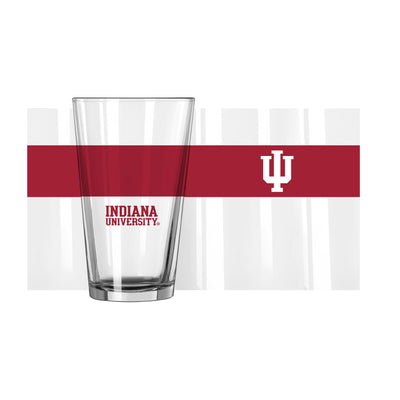 Indiana 16oz Colorblock Pint Glass